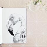 selinesteba.com - Tekening flamingo Seline Steba.JPG